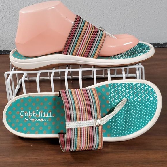 Rockport Cobb Hill by New Balance Jeanine‎ Flip Flop Sandals Size 8 - Picture 1 of 5